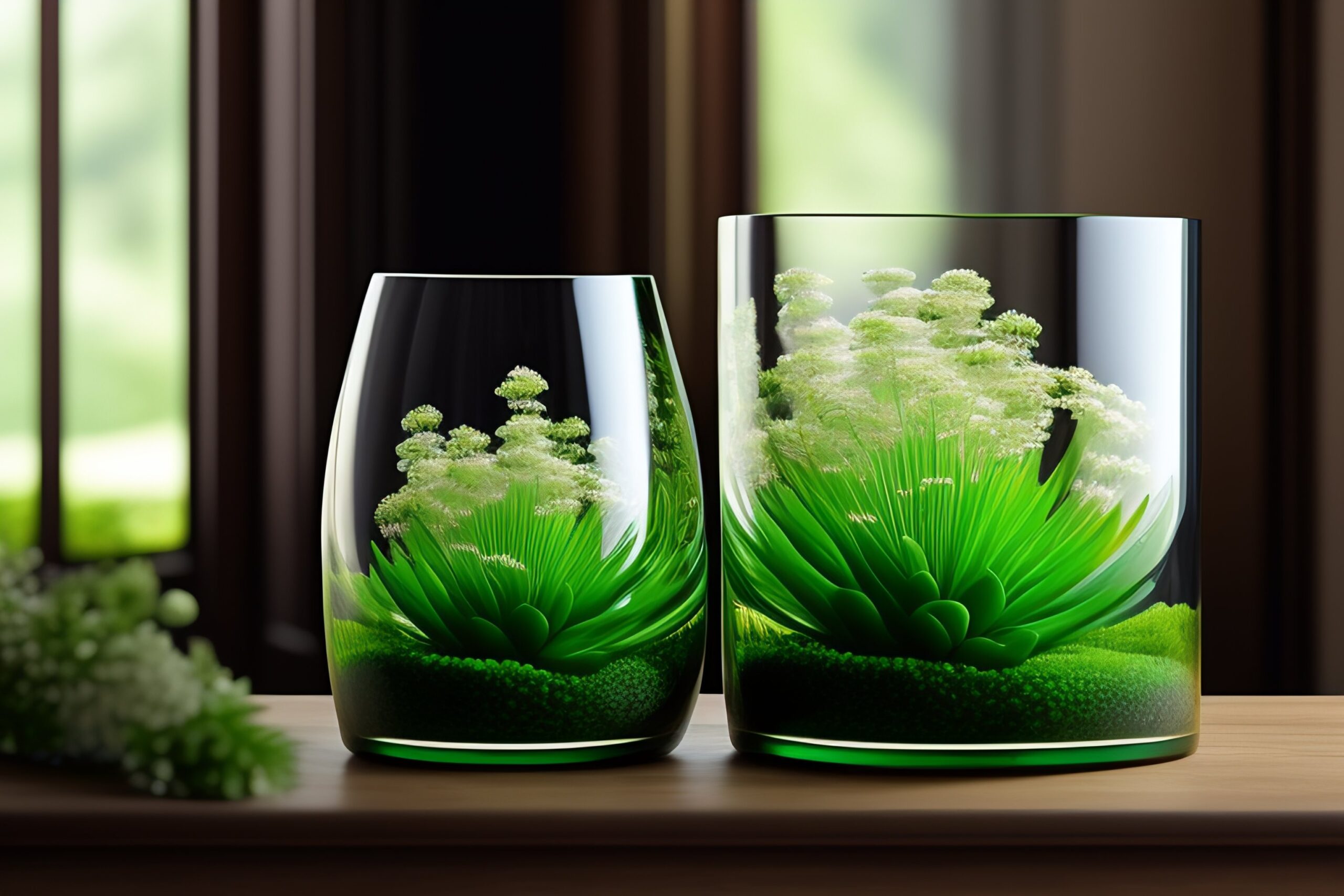 kwiaty w szkle jak zrobić