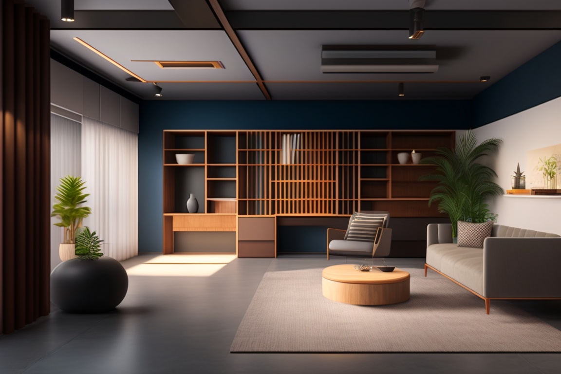 wydzielenie stref w pokoju